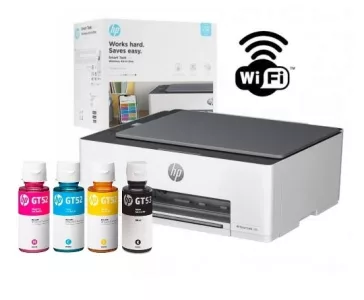 Impresora HP multifuncion Smart Tank 580 + botellas de tinta extras