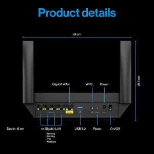 Router Ln3121 Ax5400 Gigabit Wifi6 Linksys