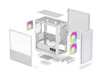 Gabinete Deepcool CH360 Digital Blanco