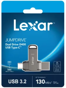 Pendrive Lexar 64GB JumpDrive Dual Drive D400 USB 3.2
