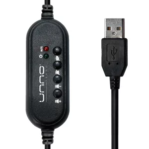 Auriculares Cableado Usb A Unno Ace 5 40mm Micrófono