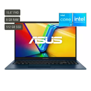 Notebook Asus Vivobook 15,6'' Core I3 8gb 512gb Win11
