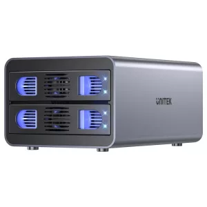 Gabinete Externo Dual Unitek USB 3.0 para 2 discos SATA