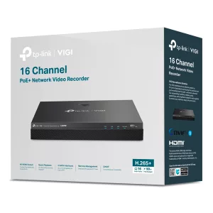Nvr Tp-Link Vigi Nvr2016h-16p 16 Canales 4k PoE+
