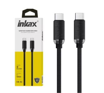 Cable Inkax USB-C / USB-C 100W 1m negro