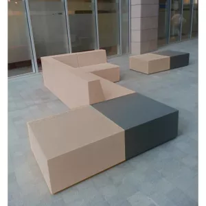 Maxi Puff - Isla Blokk Beige