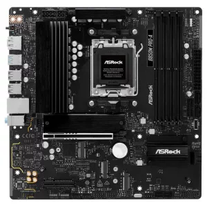 TARJETA MADRE ASROCK B850M PRO-A AM5 MICRO ATX DDR5 MB-850MPROA NEGRO