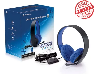 Audifonos Sony silver PS4 USB (con detalles)