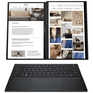 Notebook Asus Zenbook Duo Core Ultra 9 5.4Ghz, 32GB, 1TB SSD, DUAL 14'' 3K Oled Touch