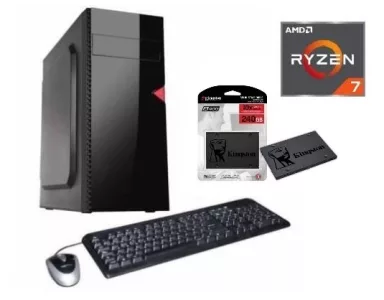 Equipo nuevo AMD Ryzen 7 + disco SSD de 240gb