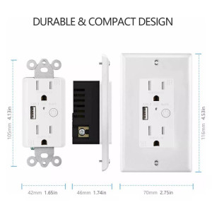 Enchufe De Pared Wifi Tuya Smart