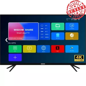 TV LED Asano 50'' 4K sin bordes SMART (con detalles)