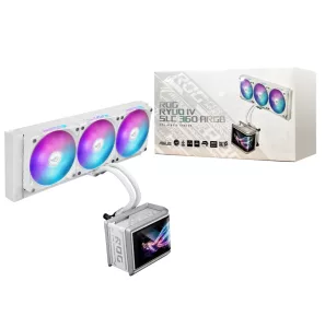 Cooler Liquido Asus ROG Ryuo IV SLC 360 ARGB blanco