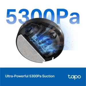 Aspiradora Robot Tp-Link Tapo Rv30 Max Plus Con Base Autovaciado 5300Pa