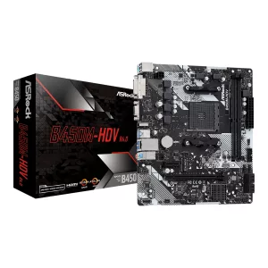 Tarjeta Madre Asrock B450M-HDV R4.0 Socket AM4