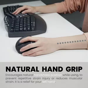 Mini Mouse Zurdo Ergonómico Inalámbrico Perixx 719