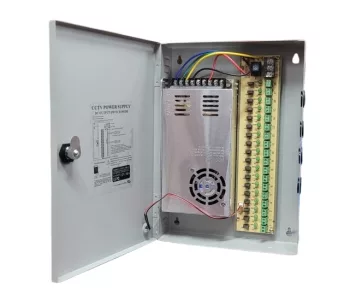 Fuente con Gabinete NRG+ 12v 30a 18 canales