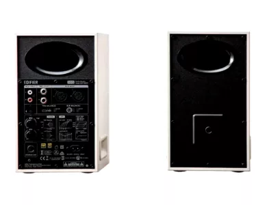 Parlantes amplificadores Edifier MR5 de estudio blancos bluetooth