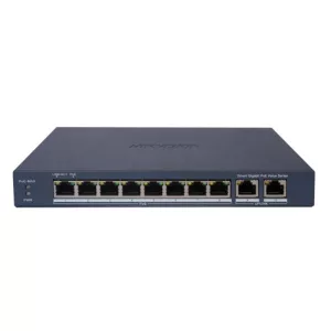 SWITCH HIKVISION DS-3E1510P-EI/M(O-STD)(B) 10 PUERTOS (8 POE + 2 RJ45 GIGABIT) 20 GBPS ADMINISTRABLE 301803447