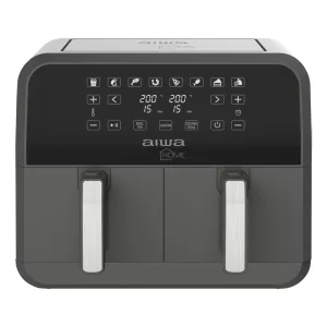 Freidora Sin Aceite Aiwa Haft8003 200°c 8L Dos Canastos