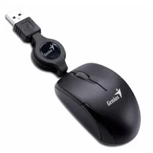 Mini Mouse Genius Retractil USB negro