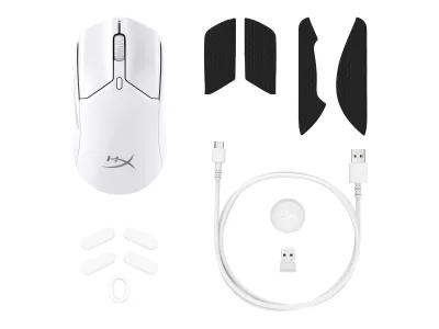 MOUSE PF HASTE2 MINI WRL WHITE