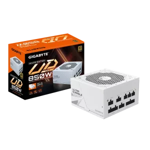 Gigabyte UD850GM PG5W - Fuente de alimentación (interna) - ATX12V 3.0 - 80 PLUS Gold - CA 100-240 V - 850 vatios - PFC activa