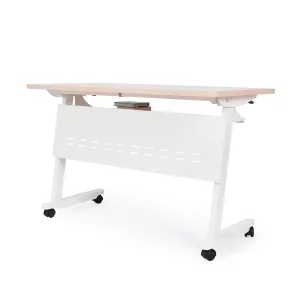 Escritorio Plegable Con Ruedas Flex I Blanco