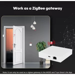 Domótica Moes MZHUB Hub Zigbee Matter Tuya WiFi Ga