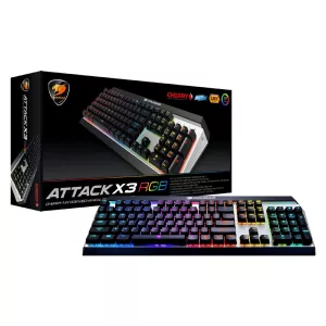 Teclado Cougar Mecánico Attack X3 Rgb Sp