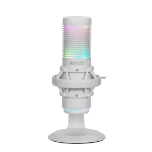 Micrófono Marvo MIC-07 USB RGB Wh