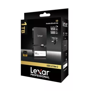 Disco SSD Lexar Pro 1TB Portable con Hub