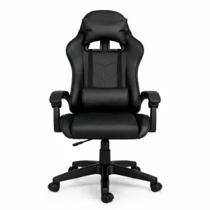 Silla Gamer ergonómica con masajes negro