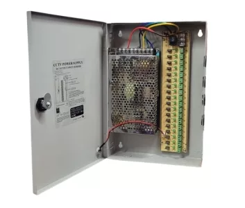 Fuente con Gabinete NRG+ 12v 20a 18 canales