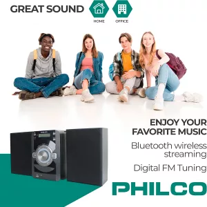Micro Sistema Philco Pss2000-bk 15w Estéreo BT FM CD MP3