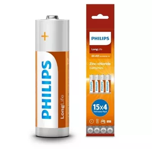 Pilas Philips Longlife AA x 60