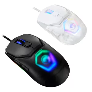Mouse Gamer Marvo 12000dpi RGB Puños Intercambiables