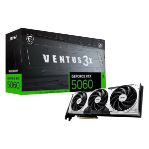 TARJETA DE VIDEO MSI GEFORCE RTX 5060 8G VENTUS 3X OC 8GB GDDR7