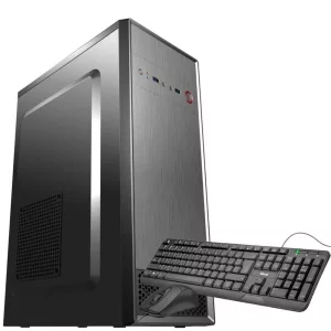 GABINETE SPARTAN COMBO TECLADO Y MOUSE 173G22 600W USB 3.1