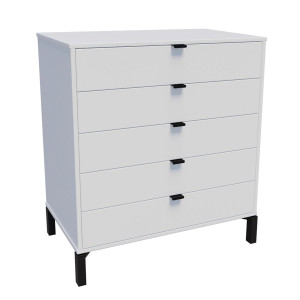 Cómoda Marden de 5 cajones Vertical/ Blanco
