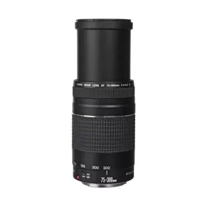 Lente Canon Ef-s 75-300mm F/5.6 Aumento Máximo 0,25x