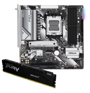 Combo Mother Asrock B650M Pro + Memoria Kingston DDR5 16GB