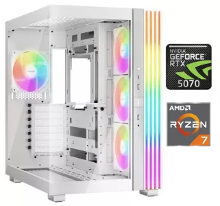 Equipo Gamer Ryzen 7 7800X3D, 32GB, 1TB, RTX 5070 12GB
