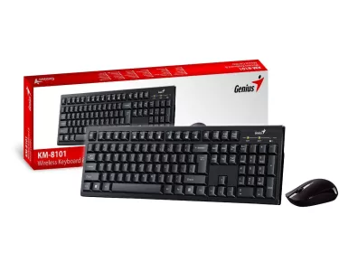 Combo Genius KM-8101 teclado y mouse inalambrico