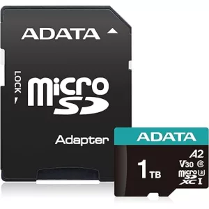 Memoria Adata MicroSDXC UHS-I 1tb C10 A2 V30 4k