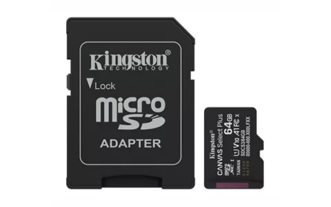 Memoria MicroSD Kingston Select Plus 64GB clase 10
