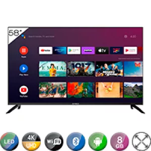 Smart Tv Aiwa 58'' Led Hdr 4k Google TV Comando De Voz