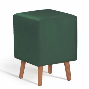 Puff Cube Velvet Verde
