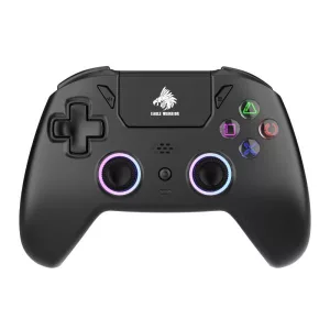 GAME PAD EAGLE WARRIOR HG04E COMPATIBLE CON PS4 INALAMBRICO BLUETOOTH CON FUNCIÓN COMPLETA NEGRO