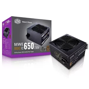 FUENTE DE PODER COOLER MASTER MWE 650 BRONCE - V2 MPE-6501-ACAAB